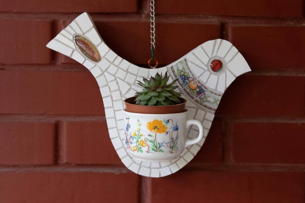 ptica od mozaik pločica